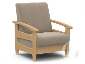 Кресло для отдыха Омега (бук лак/CATANIA LATTE) в Назарово - nazarovo.mebel54.com | фото