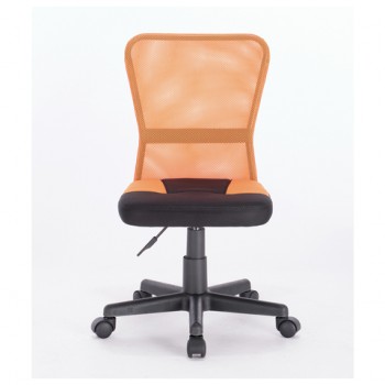 Кресло компактное BRABIX Smart MG-313 (черный, оранжевый) в Назарово - nazarovo.mebel54.com | фото