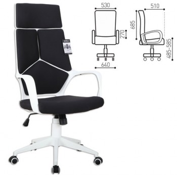 Кресло офисное BRABIX Prime EX-515 (черная ткань) в Назарово - nazarovo.mebel54.com | фото