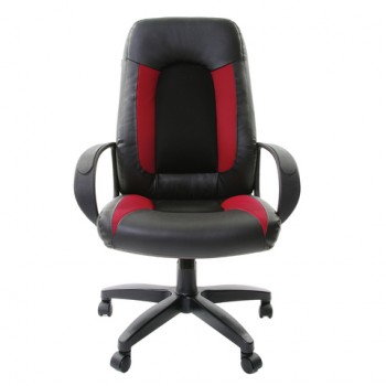 Кресло офисное BRABIX Strike EX-525 (черно-красный) в Назарово - nazarovo.mebel54.com | фото