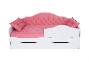 Кровать 170 серии Иллюзия Лайт 1 ящик 89 Розовый (подушки) в Назарово - nazarovo.mebel54.com | фото