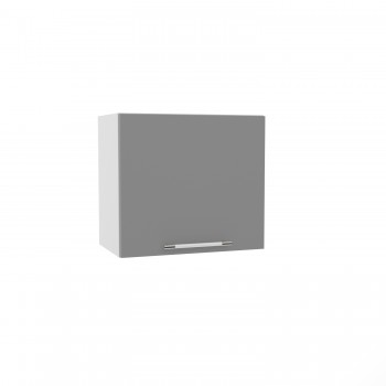 Лофт ВПГ 500 шкаф верхний горизонтальный высокий (Штукатурка белая/корпус Серый) в Назарово - nazarovo.mebel54.com | фото