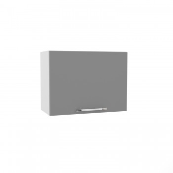 Лофт ВПГ 600 шкаф верхний горизонтальный высокий (Штукатурка белая/корпус Серый) в Назарово - nazarovo.mebel54.com | фото