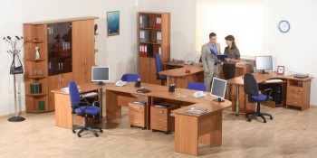 Мебель для персонала Альфа 61 Ольха в Назарово - nazarovo.mebel54.com | фото