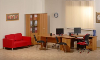 Мебель для персонала Рубин 42 Светлый миланский орех в Назарово - nazarovo.mebel54.com | фото