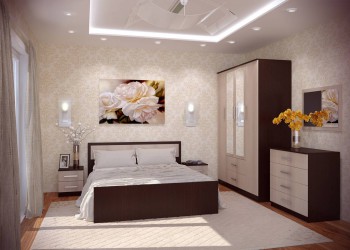 Модульная спальня Фиеста в Назарово - nazarovo.mebel54.com | фото