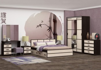 Модульная спальня Сакура в Назарово - nazarovo.mebel54.com | фото