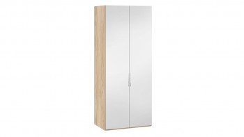 Шкаф для одежды с 2 зеркальными дверями «Эмбер» Яблоня Беллуно в Назарово - nazarovo.mebel54.com | фото