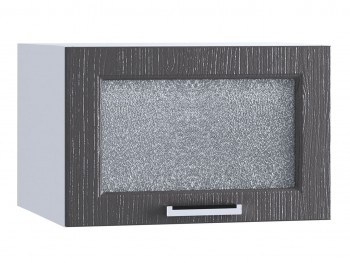 Шкаф верхний горизонтальный со стеклом 510, ШВГС 510 (Клен серый/корпус белый) в Назарово - nazarovo.mebel54.com | фото